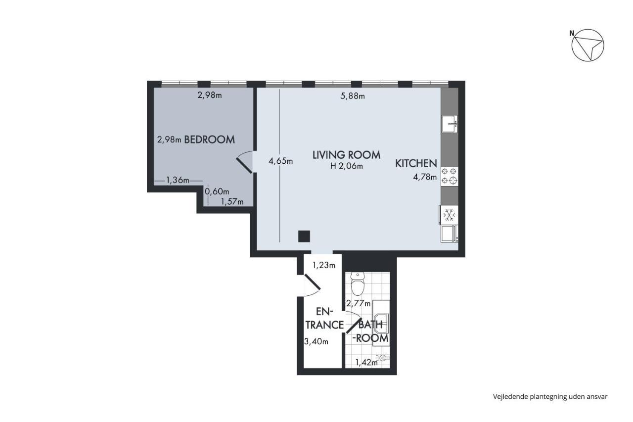 קופנהגן Sanders Regent - Endearing One-Bedroom Apartment Near Central Square מראה חיצוני תמונה